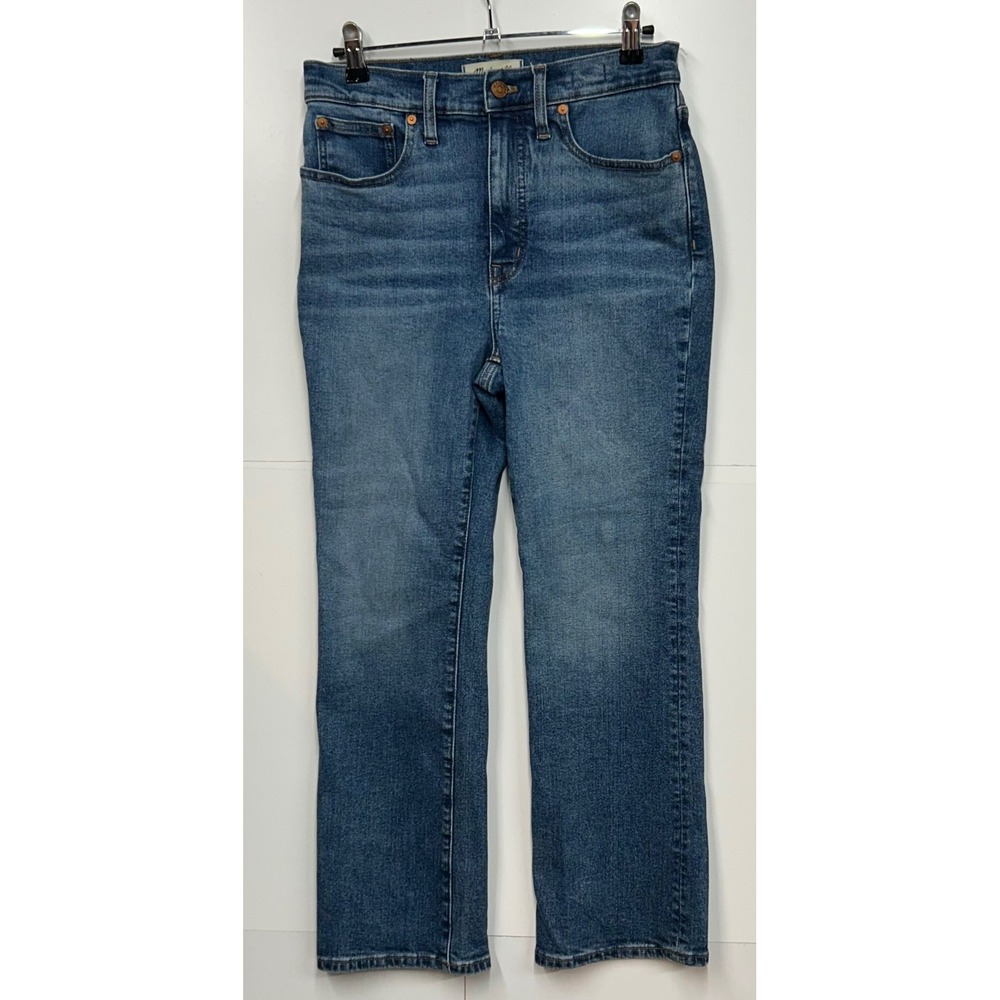 Madewell Cali Demi-Boot High Rise Jeans Blue Medium Wash Size 27